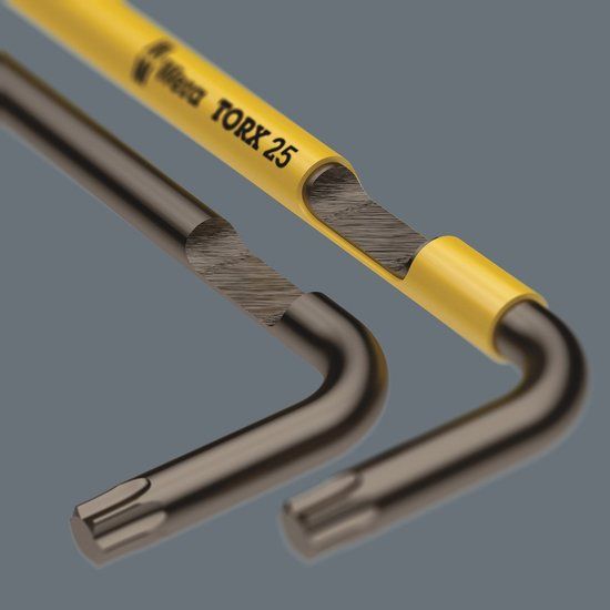 Wera 967 SL HF multicolour stiftsleutel met vasthoudfunctie - torx - t20 x 96mm