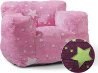 Lumaland Kinder Zitzak – Glow-in-the-Dark Sterren Design, Indoor Kindersofa, Zacht & Onderhoudsvriendelijk, 68×70×60 cm