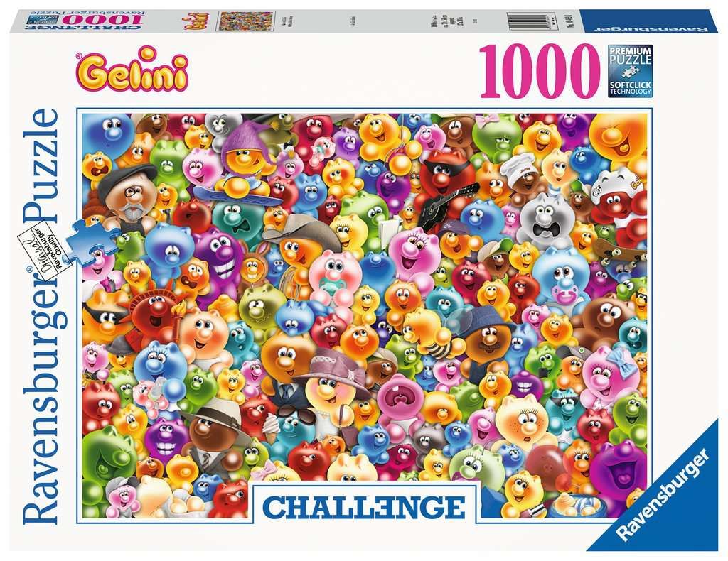 Ravensburger Heel veel Gelini Puzzel (1000 stukjes) - Multicolor
