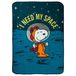 Silver Buffalo Peanuts Snoopy Need My Space Fleece Gooi 45" x 60"