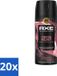 Axe Fine Fragrance Collection Cocoa Velvet Body Spray - 150 ml - Lot économique - 20 pièces