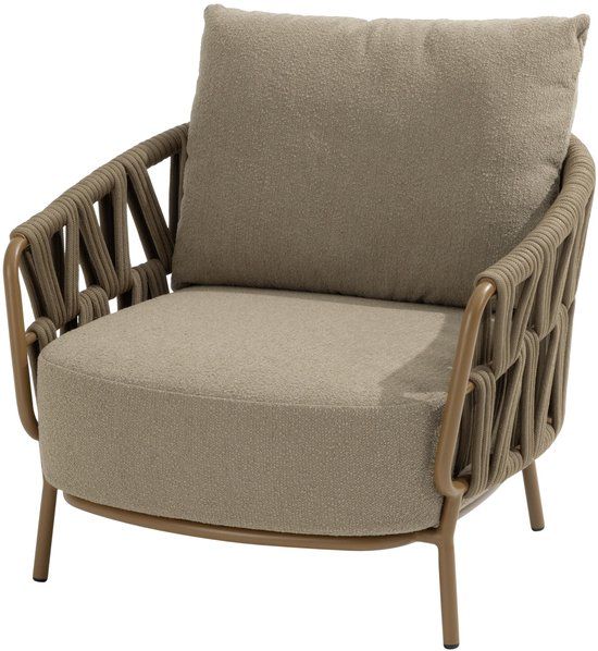 4 Seasons Outdoor Biarritz Loungestoel Bruin / Terre, Amber