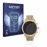 Savvies Screenprotector voor Michael Kors Access Gen 6 Bradshaw - Folie Beschermfolie transparant 6 Stuks