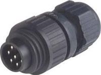 Hirschmann 934 126-100-1 Ronde connector Stekker, recht Totaal aantal polen: 6 + PE Serie (ronde connectoren)