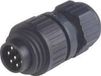 Hirschmann 934 126-100-1 Ronde connector Stekker, recht Totaal aantal polen: 6 + PE Serie (ronde connectoren)