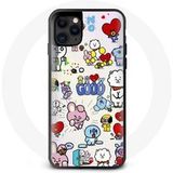 Maniacase Hoesje voor Iphone 13 BTS Bangtan Sonyeondan BT21 Van Tata Chimmy Cooky Rj Koya Mang Et Shooky