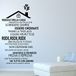 Wallflexi Muurstickers "Huisregels 2 - Italiaans"