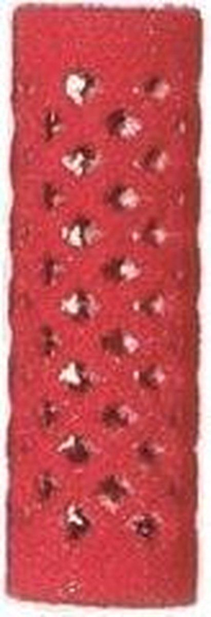 Efalock Fluwelen roller Rood 18mm