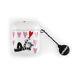 Slank La Volátil Slank glanzend hoesje van TPU met hartjes design voor Apple Airpods 1 & 2