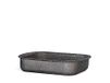 H&H Stone Grey Rosticals aluminium met antiaanbaklaag Stone, 18 x 25 cm