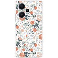 Xiaomi Siliconen hoesje compatibel met Xiaomi Redmi Note 13 Pro Plus 5G Rose Dance