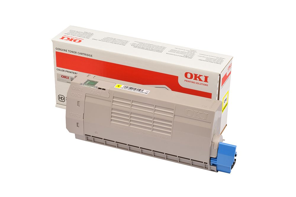 OKI 46507613 Toner Cartridge - Yellow - C712 Compatible - 11500 Page Yield