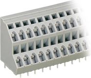 WAGO 736-112 Borne double étage 2,50 mm² Nombre de pôles 24 Gris 1 pièce(s)
