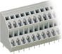 WAGO 736-112 Borne double étage 2,50 mm² Nombre de pôles 24 Gris 1 pièce(s)