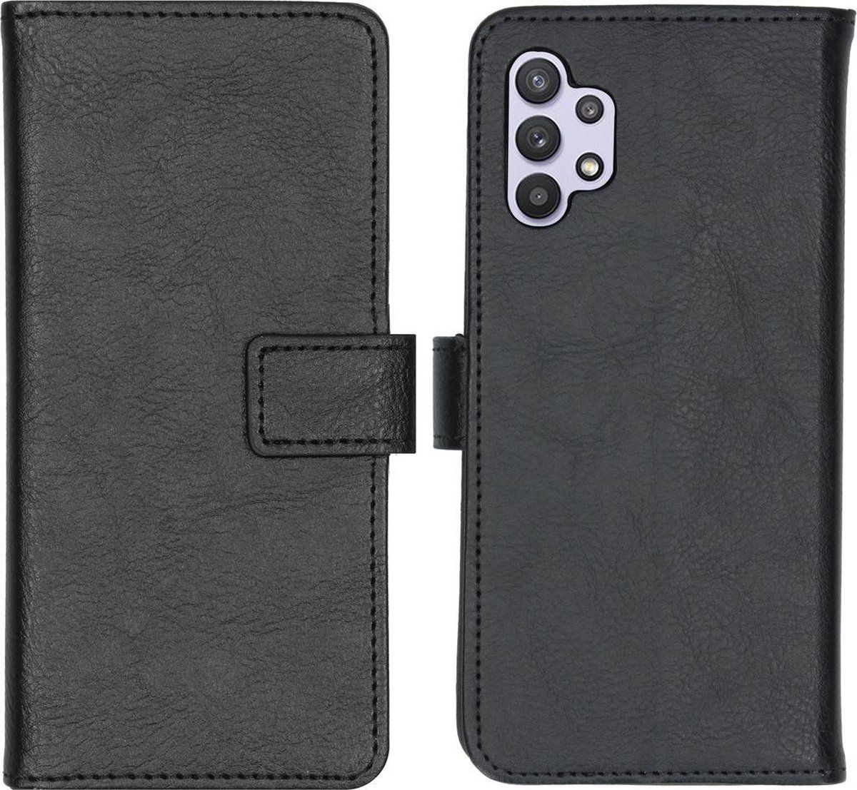 imoshion Samsung A32 hoesje bookcase - Kunstleer - Zwart