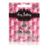 Sexy Battery LR44 Batterijen - Grijs - Metaal
