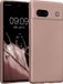 kwmobile metallic telefoonhoesje van TPU - geschikt voor Google Pixel 7a - Flexible case voor smartphone - In metallic arctische bes