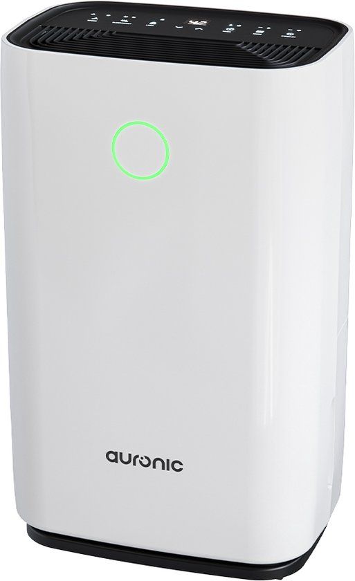 Auronic Luchtontvochtiger - Compact Series - 25L per dag - 2L Waterreservoir - Was-droog functie - Slaapkamer, Badkamer en Woonkamer - Vochtopnemer voor in Huis - Dehumidifier - Wit