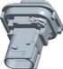 TE Connectivity 1-1703841-1 Female behuizing-board HDSCS, MCP Totaal aantal polen 2 1 stuk(s)