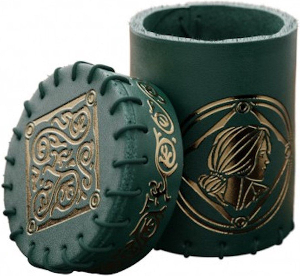 Q Workshop Witcher Dice Cup - Triss, The Loving Sister - Groen, Goud