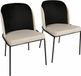 Asir Set de chaises (2 pièces) - Noir