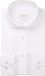 Profuomo Chemise ajustée pour homme - Twill - Blanc - Sans repassage - Tour de cou 40
