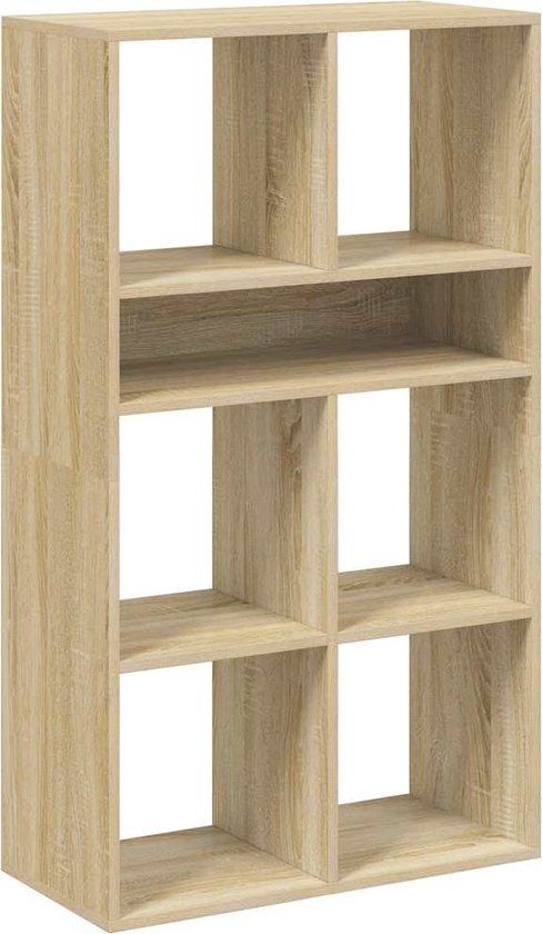 vidaXL Boekenkast Sonoma eiken 66 x 31 x 112 cm bewerkt hout