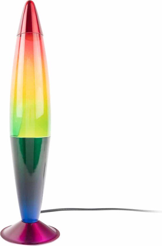 Leitmotiv Tafellamp Rainbow Rocket Lava - Groen - Ø10.8x41.5cm
