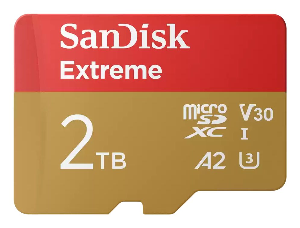 SANDISK Extreme 2TB MicroSDXC UHS-I Kaart + SD adapter