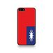 LD Case COQIP5_179 beschermhoes voor iPhone 5/5S, vlag Taiwan.