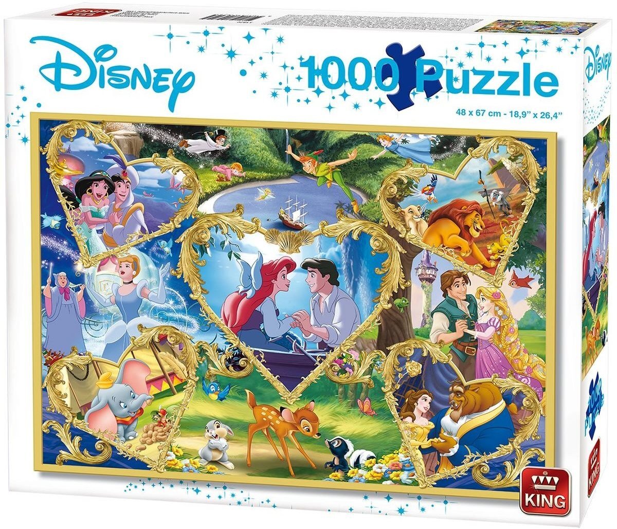 King Disney Puzzel 1000 Stukjes - Movie Magic -