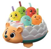 Clementoni Zippy Ziggy Interactief speelgoed met beweging en geluid voor baby's vanaf 18 maanden, muziekactiviteitencentrum voor baby's, 3 speelmodi en 2 snelheden - 55677