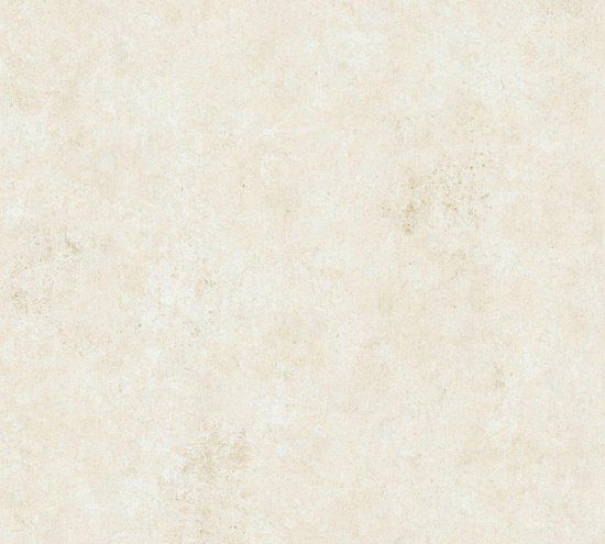 A.S. Création GEMELEERD BEHANG - Creme Geel - Modern & Landelijk Vliesbehang