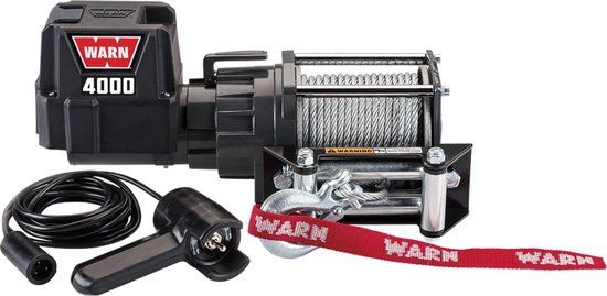 Warn DC 4000 - Elektrische lier met staalkabel - 12V - 1814kg - Warn 94000