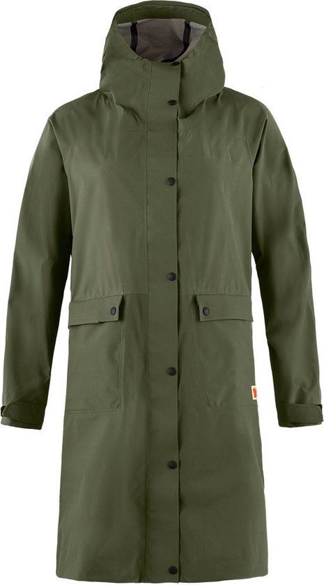 Fjallraven Fjällräven Vardag Rain Parka Dames XL Groen