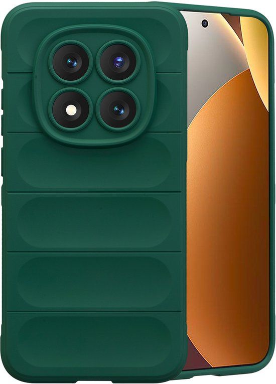 imoshion EasyGrip Backcover voor de Xiaomi Redmi Note 15 Pro (5G) - Donkergroen