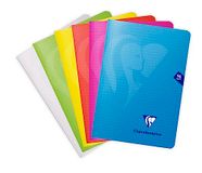 Clairefontaine 303682C Mimesys Geniet notitieboekje - A5 14,8 x 21 cm - 48 Blad geruit 5x5 mm - Wit papier 90 g - Polypro omslag - Willekeurige kleur