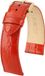 Hirsh Horlogeband Crocograin Rood - Cuir - 14mm