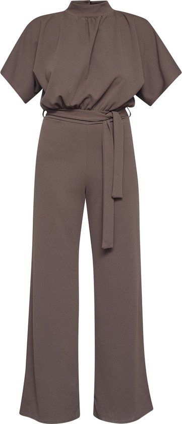 SISTERS POINT Girl-ju - Dames Jumpsuit - D. chocolate - Maat M