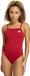 Adidas Performance Zwempak Met V-Rug En Dunne Bandjes - Dames - Rood