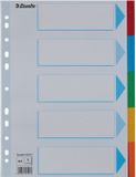 Esselte Tabbladen Standaard A4 5-delig Karton 11-rings Assorti | 20 stuks