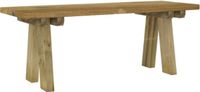 vidaXL Tuinbank 110 cm geïmpregneerd massief grenenhout