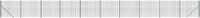 vidaXL Draadgaashek met flens 1,6x25 m groen