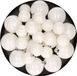 Decoris Kaemingk B.V. Kerstversiering kunststof kerstballen winter wit 6-8-10 cm pakket van 22x stuks - Kerstboomversiering