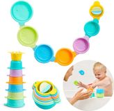Munchkin Connect A Cup - 7 Vrolijke Badbekertjes - Badspeelgoed - Vanaf 9 Maanden