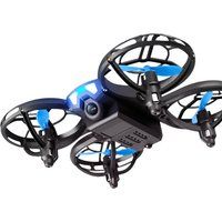 SZSMART Minidrone met 4K HD-camera, Model: V8, Levensduur batterij: 12 min, Blauw