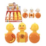 Rollende eend 12cm 2 assorti