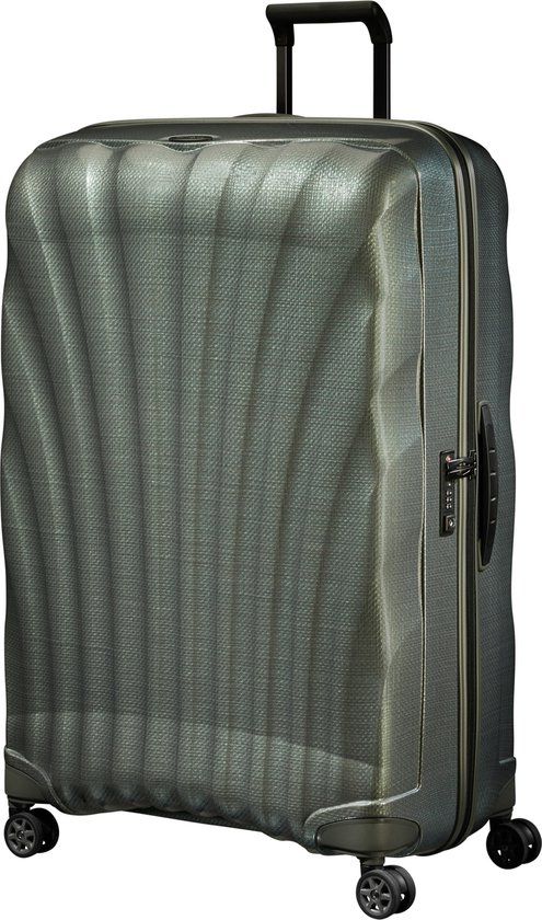 Samsonite C-Lite Spinner 86/33 - Metallic Green - Extra Large Hard Case Suitcase