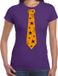Bellatio Decorations Halloween thema verkleed feest stropdas t-shirt spinnen - dames XL