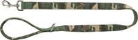 Trixie Hondenriem Mimetico Premium Met Neopreen Camouflage Bosgroen